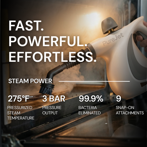 Purejet - Handheld Steam Cleaner